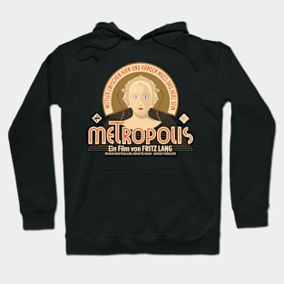 Metropolis Revived: Tribute to Fritz Lang's Cinematic Masterpiece Hoodie